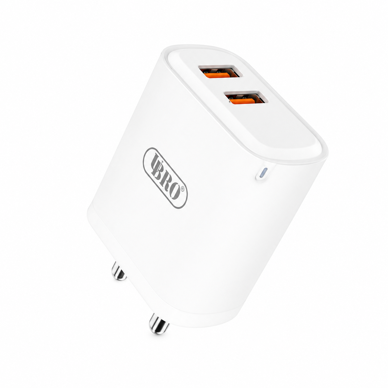 UBRO 25W Dual USB Fast Charger Adapter (UB-101)