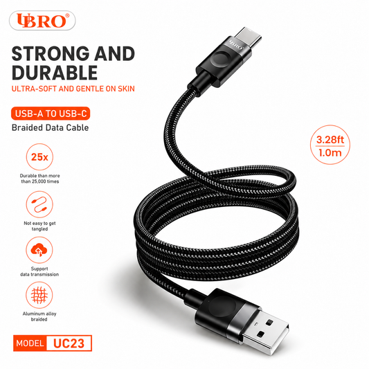 UBRO UC23 USB Cable - Type-C 3A