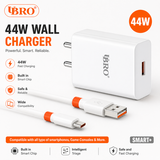 UBRO 44W Type-C Fast Wall Charger (Model UA03)