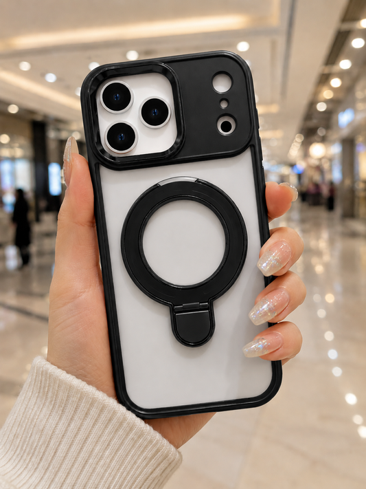 iPhone 17 Pro / 17 Pro Max Ring Stand Shockproof Magnetic Magsafe Case