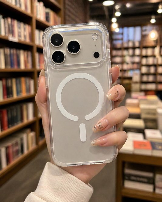 iPhone 17 Pro Clear Silicone MagSafe Transparent Case