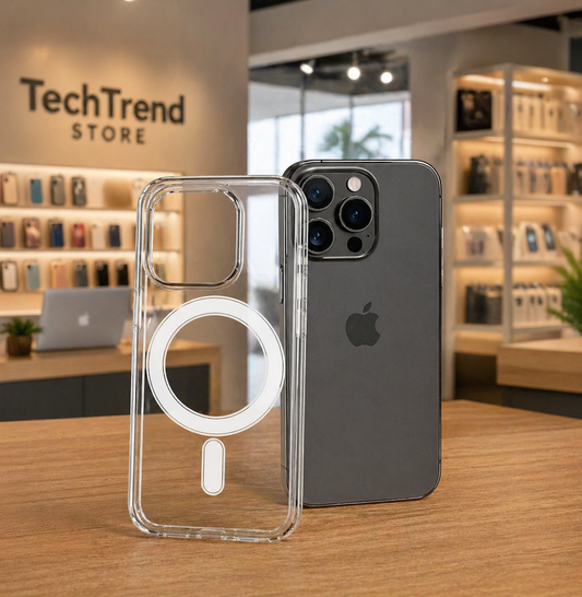 iPhone 15 Pro Clear Silicone MagSafe Transparent Case