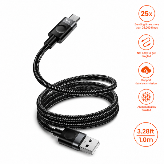 UBRO USB-A to Micro USB Data Cable