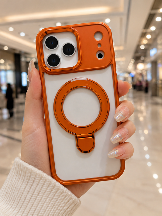 iPhone 17 Pro / 17 Pro Max Ring Stand Shockproof Magnetic Magsafe Case
